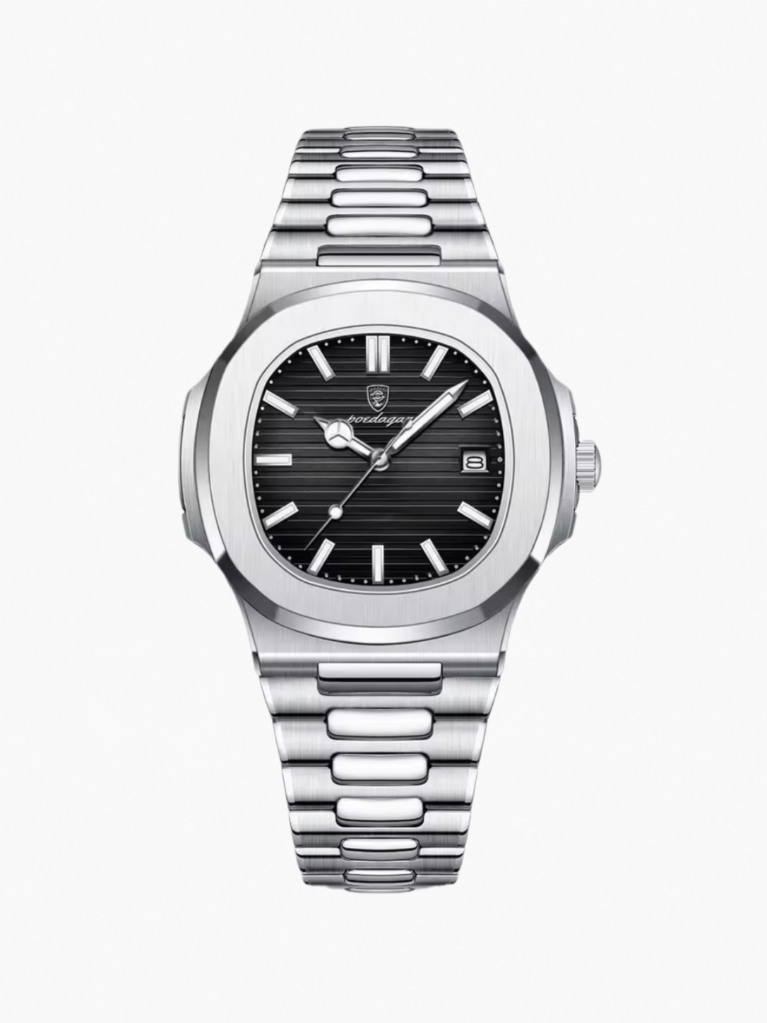 Poedagar Steel Classic Watch