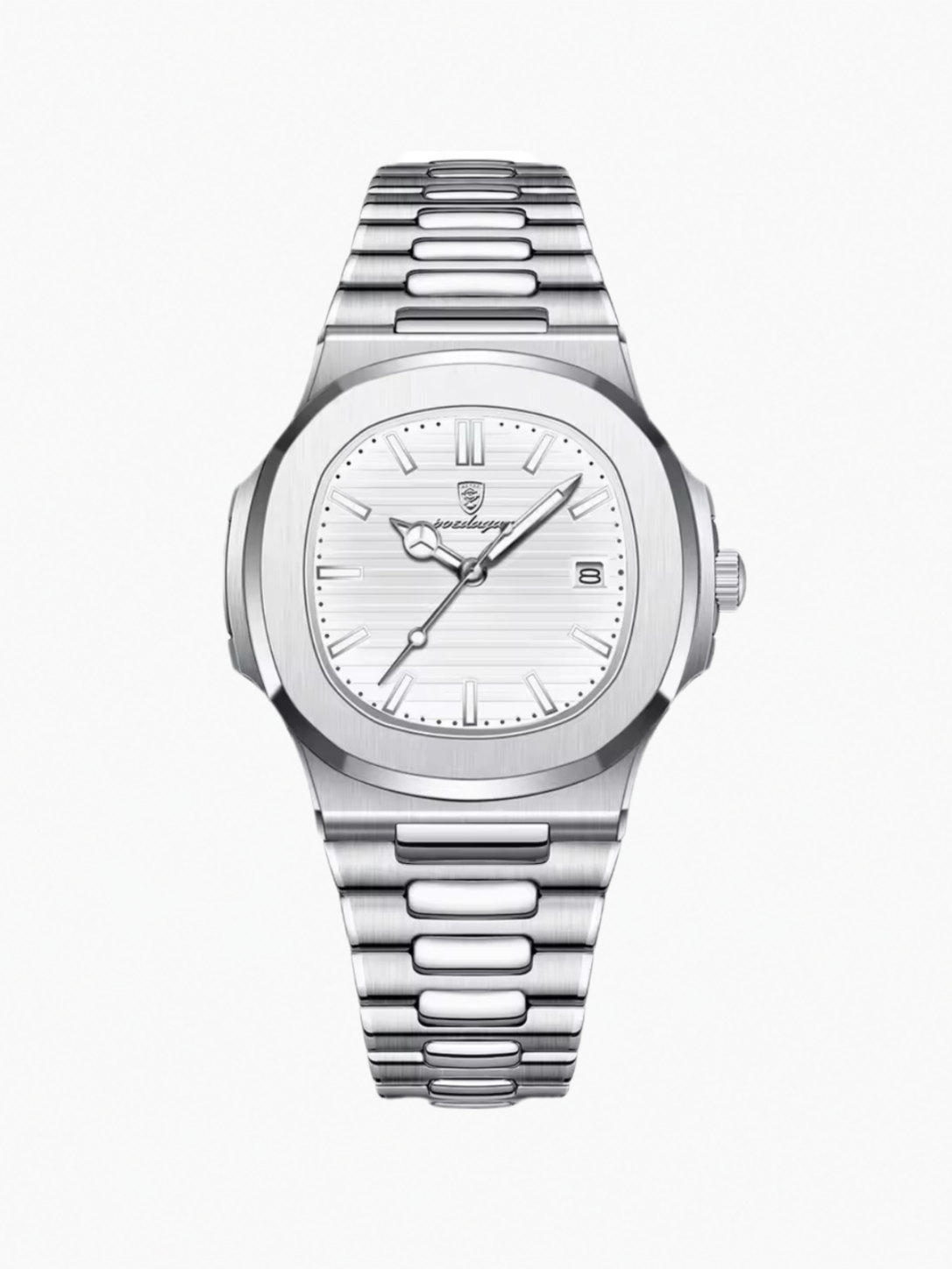 Poedagar Steel Classic Watch