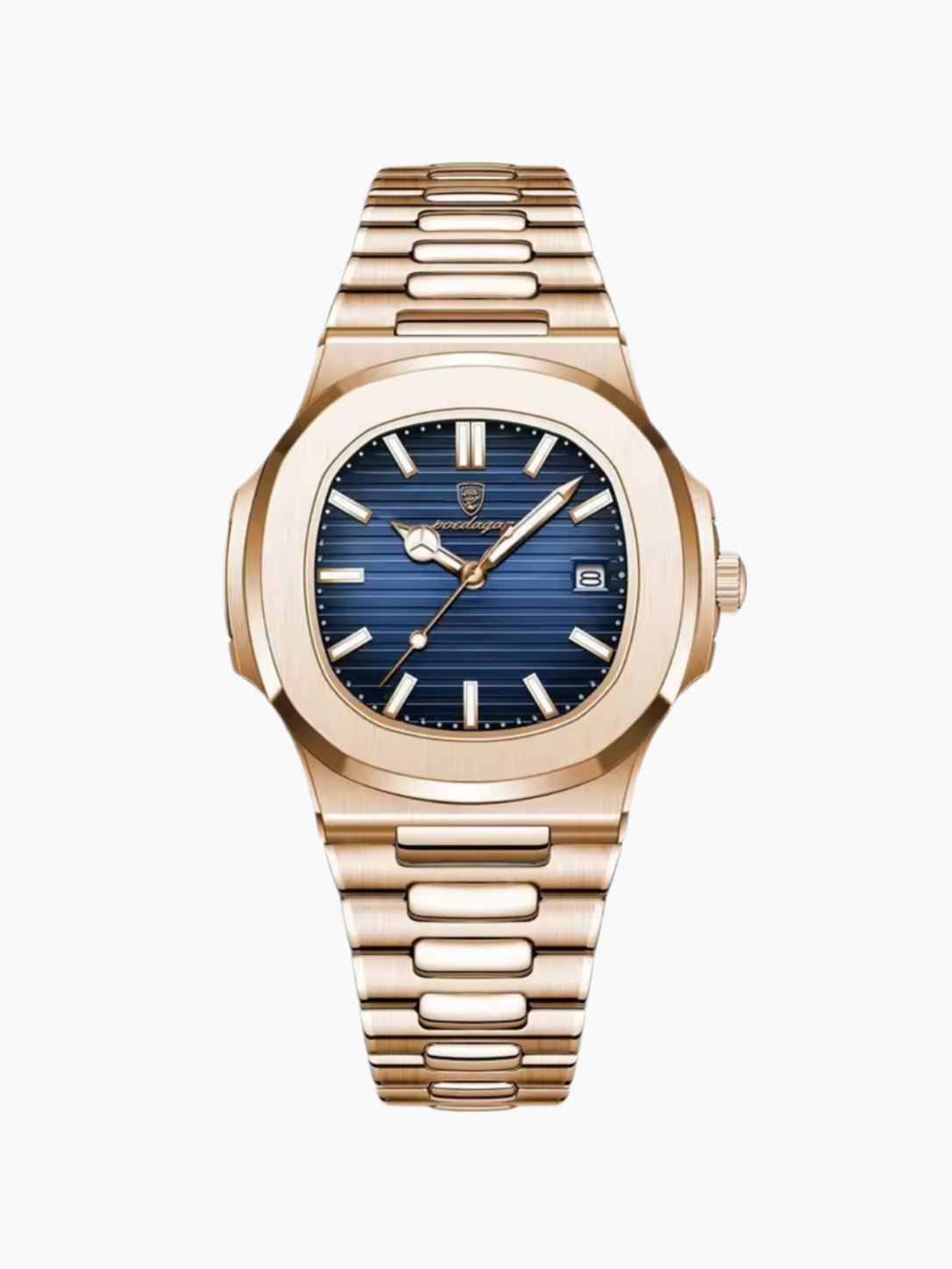 Poedagar Steel Classic Watch