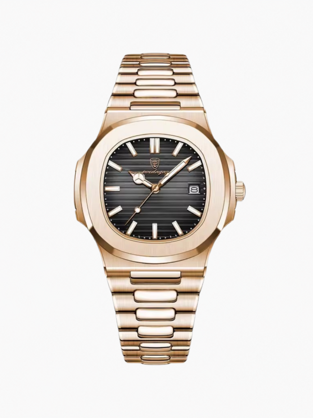 Poedagar Steel Classic Watch