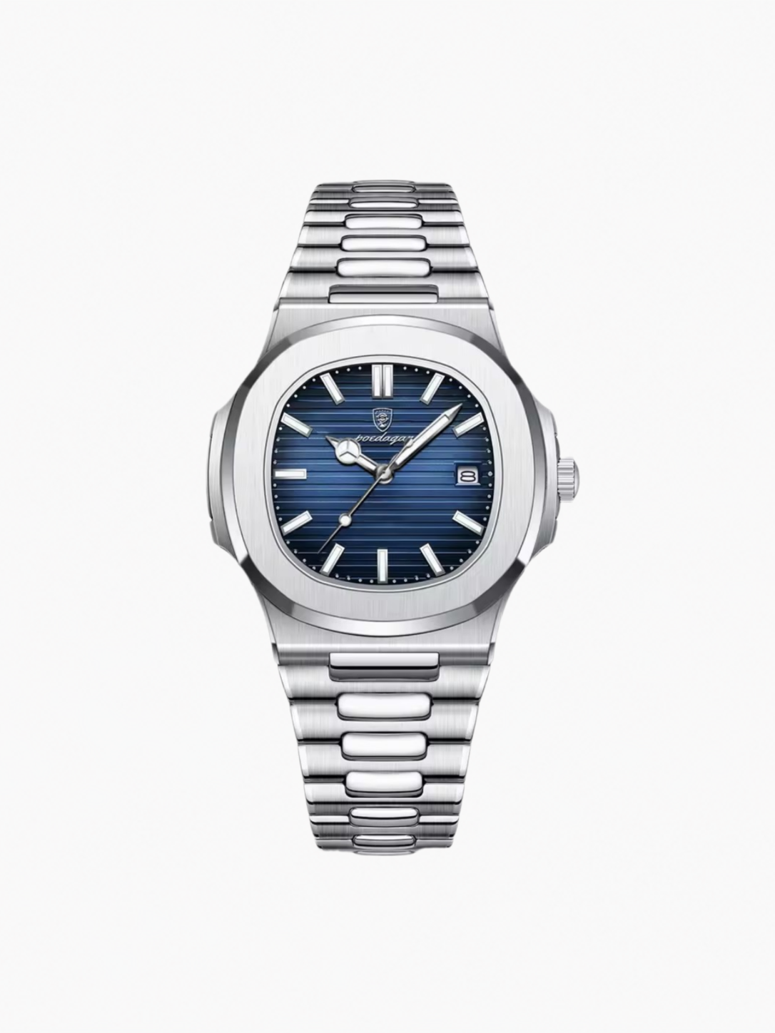 Poedagar Steel Classic Watch